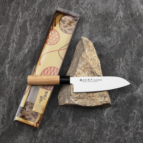 SATAKE Misaki 17 cm - nóż japoński Santoku ze stali nierdzewnej