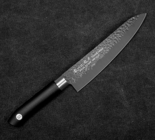 SATAKE Sword Smith 18 cm czarny - japoński nóż szefa kuchni ze stali nierdzewnej