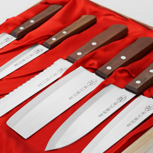 SATAKE Tomoko 6 szt. - zestaw noży japońskich ze stali nierdzewnej