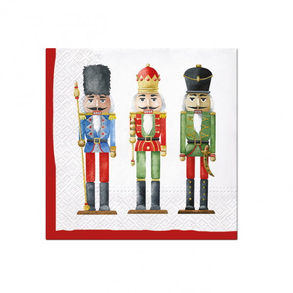 Serwetki papierowe dekoracyjne PAW NUTCRACKER'S SOLDIERS 20 szt.