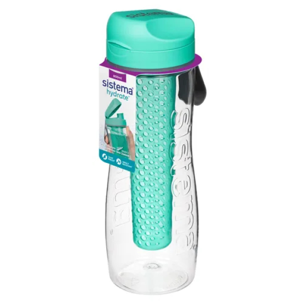 SISTEMA Hydrate Infuser Bottle 0,8 l - butelka na wodę i napoje tritanowa z wkładem na owoce i lód