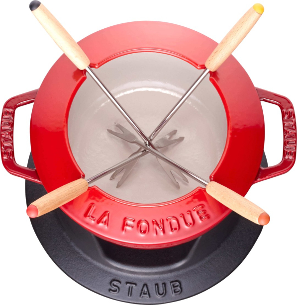 STAUB La Fondue 1,1 l - zestaw do fondue żeliwny