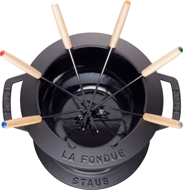 STAUB La Fondue 2,3 l - zestaw do fondue żeliwny