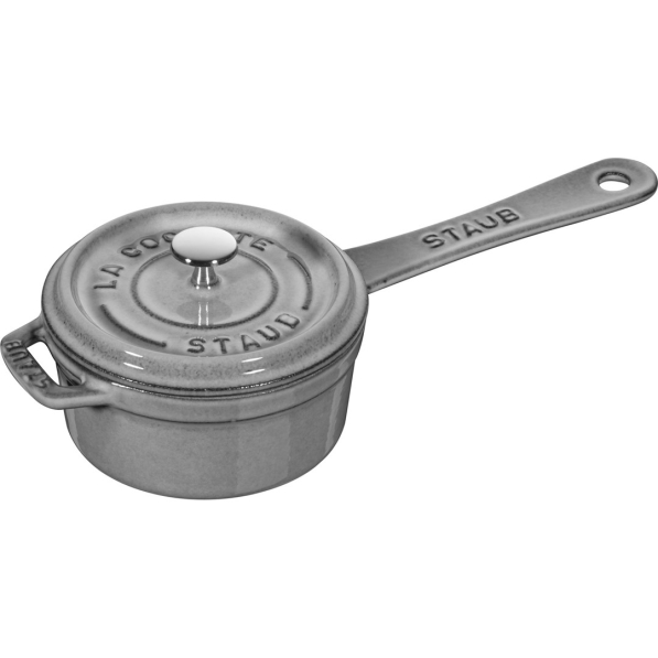 STAUB La Cocotte Mini 0,25 l - mały rondelek / mini rondel żeliwny z pokrywką