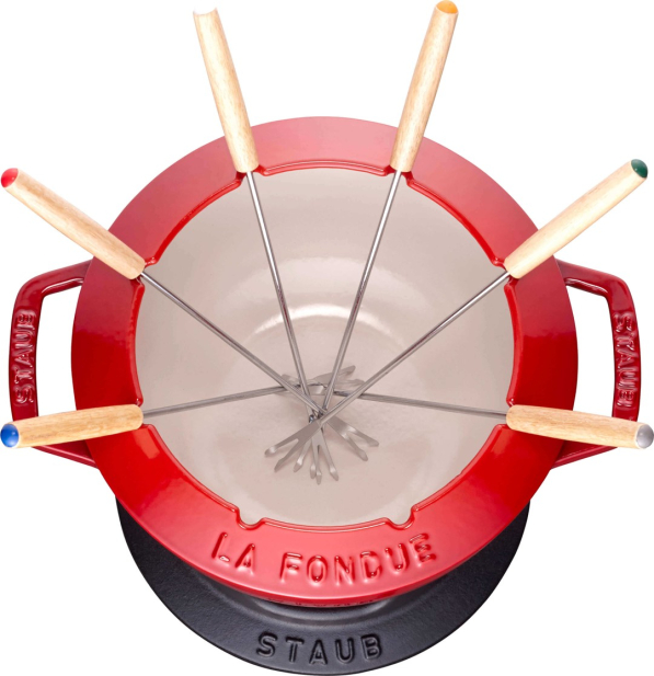 STAUB La Fondue 2,3 l - zestaw do fondue żeliwny