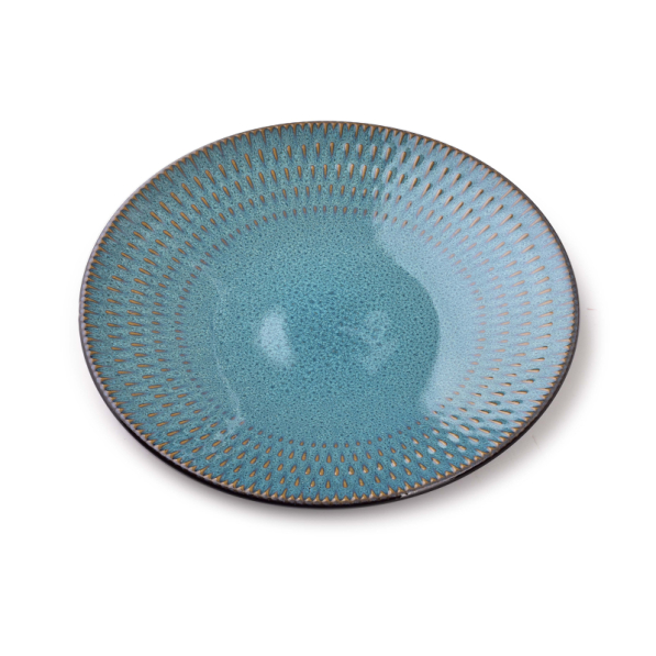 Talerz deserowy ceramiczny AFFEK DESIGN ERICA BLUE 21,5 cm