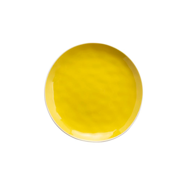 Talerz deserowy ceramiczny FLORINA ARANCINI YELLOW 20,5 cm