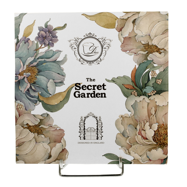 Talerze deserowe porcelanowe DUO THE SECRET GARDEN PEONY 19,3 cm 2 szt.