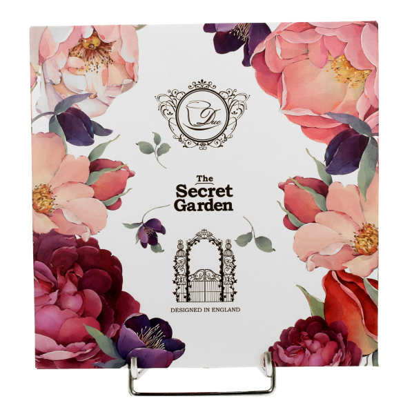 Talerze deserowe porcelanowe DUO THE SECRET GARDEN SPRING ROSES 19,3 cm 2 szt.