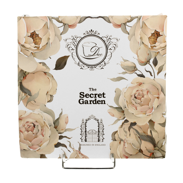 Talerze głębokie porcelanowe DUO THE SECRET GARDEN ENGLISH ROSES 22 cm 2 szt.