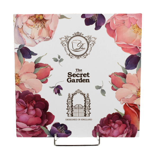 Talerze obiadowe porcelanowe DUO THE SECRET GARDEN SPRING ROSES 22 cm 2 szt.