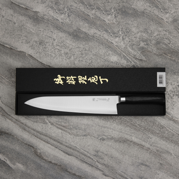 TAMAHAGANE San VG-5 Black 27 cm - japoński nóż szefa kuchni ze stali nierdzewnej