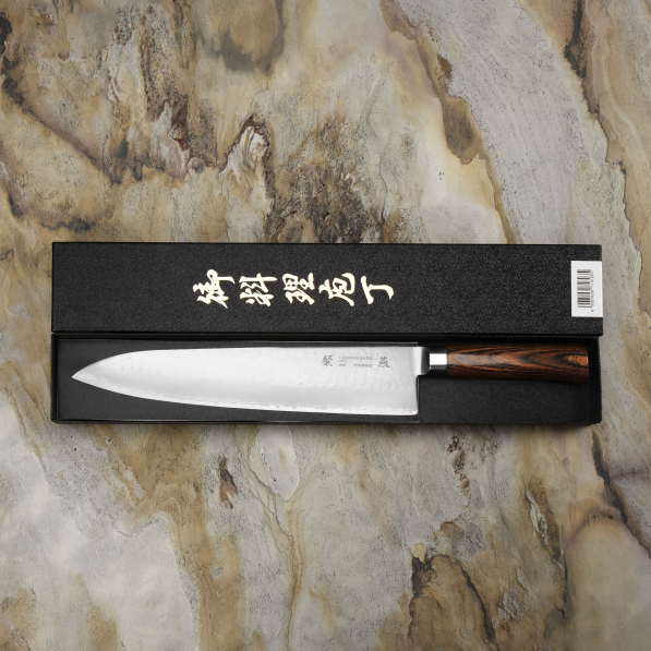 TAMAHAGANE Tsubame 27 cm - japoński nóż szefa kuchni ze stali nierdzewnej