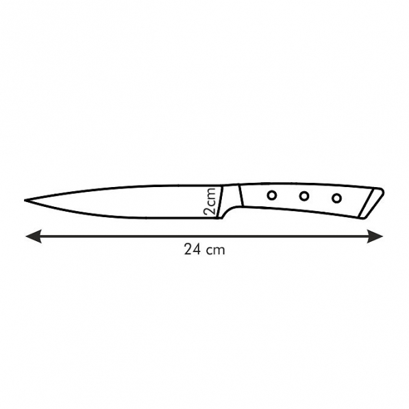 TESCOMA Azza 13 cm - nóż uniwersalny ze stali nierdzewnej