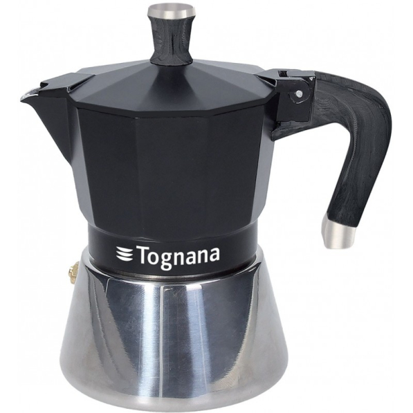 TOGNANA Sphera na 6 filiżanki espresso (6 tz) - kawiarka aluminiowa ciśnieniowa