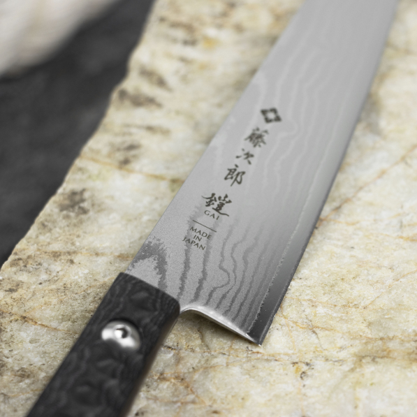 TOJIRO Gai Damascus 13,5 cm - japoński nóż kuchenny ze stali damasceńskiej