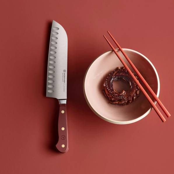 WUSTHOF Classic Colour 17 cm - nóż japoński Santoku ze stali nierdzewnej