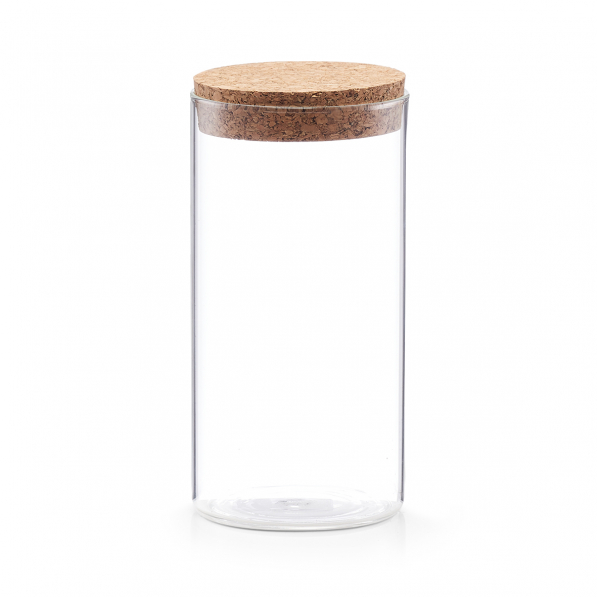 ZELLER Practic Glass 0,55 l - słoik / pojemnik na produkty sypkie szklany z pokrywką