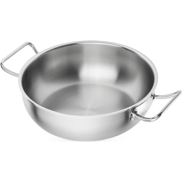 ZWILLING Pro 30 cm - patelnia / wok ze stali nierdzewnej z dwoma uchwytami