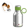 ASOBU Dog Bowl Recycle 0,975 l - butelka na wodę termiczna ze stali nierdzewnej z miską dla psa