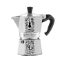 BIALETTI Moka Express 90 Rocznica na 3 filiżanki espresso (3 tz) - kawiarka aluminiowa ciśnieniowa z workiem