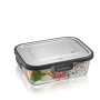 GEFU Milo 0,8 l - lunch box / śniadaniówka szklana dwukomorowa