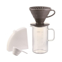 HARIO Craft Science Beaker 0,6 l - dripper do kawy ceramiczny z dzbankiem, filtrami i miarką