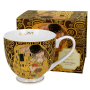 Kubek na stopce porcelanowy DUO ART GALLERY THE KISS BY GUSTAV KLIMT 530 ml