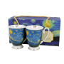 Kubki na stopce porcelanowe DUO ART GALLERY STARRY NIGHT BY V. VAN GOGH 320 ml 2 szt.