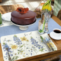 Mata stołowa / Podkładka na stół plastikowa dwustronna CALA HOME LOVELY BLUES 43 x 28,5 cm