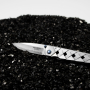 MCUSTA Shinra Katana Damascus 7 cm - japoński nóż survivalowy składany ze stali damasceńskiej
