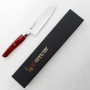 MCUSTA Zanmai Red Revolution 15 cm - nóż japoński Santoku ze stali nierdzewnej