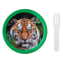 MEPAL Campus Wild Tiger - pojemnik na owoce z widelcem