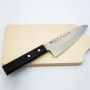SATAKE Nashiji Black 15,5 cm - nóż japoński Deba do filetowania ze stali nierdzewnej