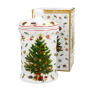 Pojemnik świąteczny na ciastka i pierniki porcelanowy DUO CHRISTMAS TREE 900 ml