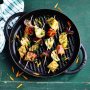 STAUB 30 cm - patelnia grillowa żeliwna z dwoma uchwytami