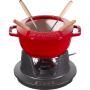 STAUB La Fondue 1,1 l - zestaw do fondue żeliwny