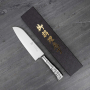 TAMAHAGANE Bamboo 17,5 cm - japoński nóż Santoku ze stali nierdzewnej