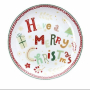 TOGNANA Panettone Platter 30 cm - talerz świąteczny do serwowania przekąsek porcelanowy