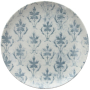 TOGNANA Sea Side Maiolica Grigio 20 cm - talerz deserowy porcelanowy