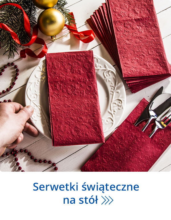 Serwetki świąteczne na stół