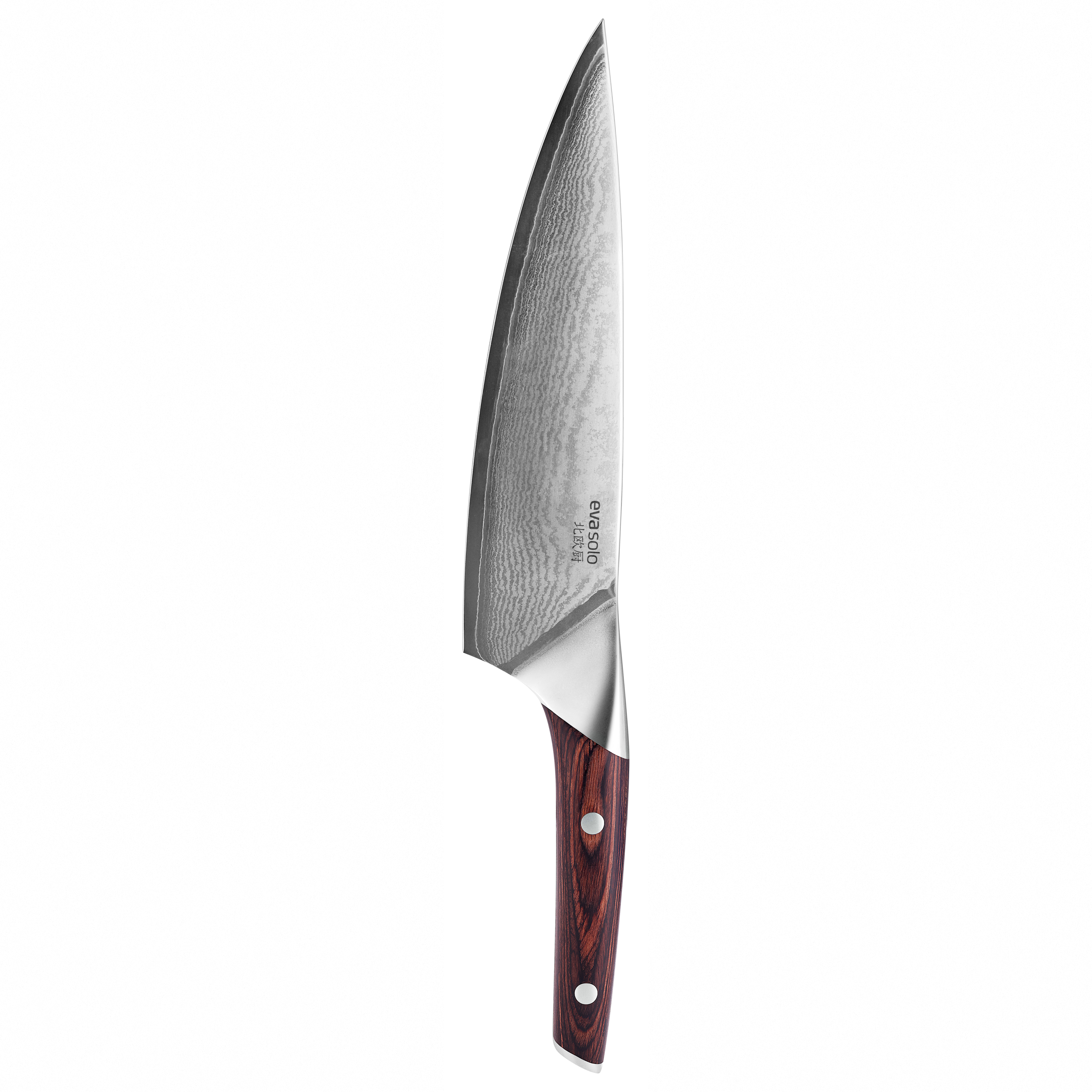 EVA SOLO Nordic Kitchen 20 cm - Damaszener Stahl / Damaststahl Küchenchef Messer